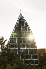 Alemania, Karlsruhe, paneles solares en forma de vela - foto de stock