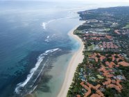Indonesia, Bali, Aerial view of Nusa Dua beach — Stock Photo