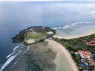 Indonesia, Bali, Veduta aerea della spiaggia di Nusa Dua — Foto stock