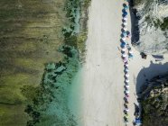 Indonesia, Bali, Veduta aerea della spiaggia di Karma Kandara — Foto stock