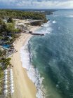 Indonésie, Bali, Nusa Dua, Vue aérienne de la plage de Nikko — Photo de stock