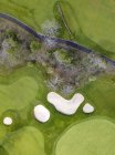 Indonésia, Bali, Vista aérea do campo de golfe — Fotografia de Stock