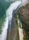 Indonesia, Bali, Padang, Veduta aerea della spiaggia di Thomas — Foto stock