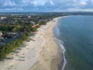 Indonésia, Bali, Vista aérea da praia de Jimbaran — Fotografia de Stock