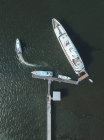 Indonesia, Bali, Veduta aerea di yacht di lusso — Foto stock