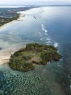 Indonésia, Bali, Vista aérea da praia de Nusa Dua — Fotografia de Stock