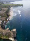 Индонезия, Бали, Вид с воздуха на пляж Баланган — стоковое фото