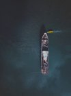 Indonesia, Bali, Veduta aerea della barca a motore — Foto stock