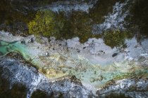 Autriche, Basse-Autriche, Alpes ybbstales, Vue aérienne de Oetschergraeben — Photo de stock