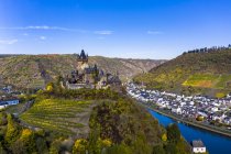 Germania, Renania-Palatinato, Cochem, Mosella, Cochem Castello imperiale — Foto stock