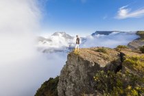 Wiedersehen, Maido-Aussichtspunkt, Blick vom Vulkan maido zum Cirque de mafate — Stockfoto