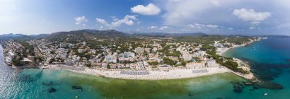 Espanha, Ilhas Baleares, Maiorca, Região Calvia, Costa de la Calma, Peguera, Cala Fornells — Fotografia de Stock