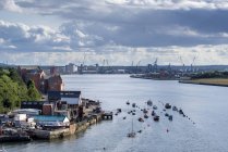 Regno Unito, Inghilterra, North Shields e River Tyne — Foto stock