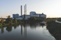 Alemanha, Hamburgo, central eléctrica de Tiefstack — Fotografia de Stock