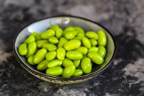 Edamame, soy beans in bowl — Stock Photo