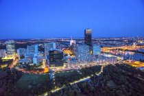Áustria, Viena, Cityview, hora azul — Fotografia de Stock