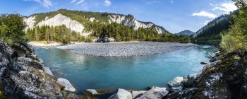 Svizzera, Grigioni, Ruinaulta, Veduta panoramica del canyon del Reno — Foto stock