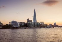 Gran Bretagna, Inghilterra, Londra, Tamigi con City Hall e The Shard — Foto stock