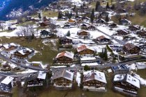 Schweiz, Kanton bern, Grindelwald, Stadtbild im Winter — Stockfoto