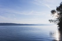 Schweiz, Kanton Zürich, Zürichsee, Region Richterswil, Blick Richtung Raperswil — Stockfoto