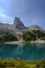 Italy, South Tyrol, Dolomites, Marmolada, Lake Lago di Fedaia — Stock Photo