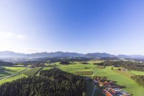 Alemanha, Baviera, Chiemgau, Vista aérea dos Alpes — Fotografia de Stock