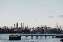 Stati Uniti, New York, New York, Brooklyn, Skyline — Foto stock