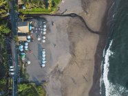 Indonesia, Bali, Aerial view of Batu Bolong beach — Stock Photo