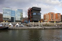 Germania, Amburgo, HafenCity, Sandtorhafen — Foto stock