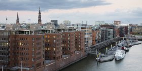 Germania, Amburgo, HafenCity, Sandtorhafen — Foto stock