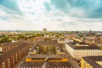 View of city center from above from Church of Our Saviour, Copenhagen, Denmark — Stock Photo