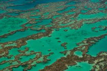 Вид с воздуха на Большой Барьерный риф, Квинсленд, Австралия — стоковое фото