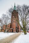 Klara Church in winter, Stockholm, Sweden — Stock Photo