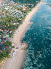 Indonesia, Bali, Sanur, Aerial view of resort beach — Stock Photo