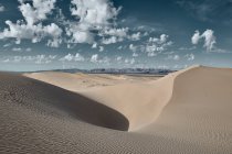 Пейзаж Кадис Дюны на закате в пустыне Мохаве, Южная Калифорния, США — Stock Photo