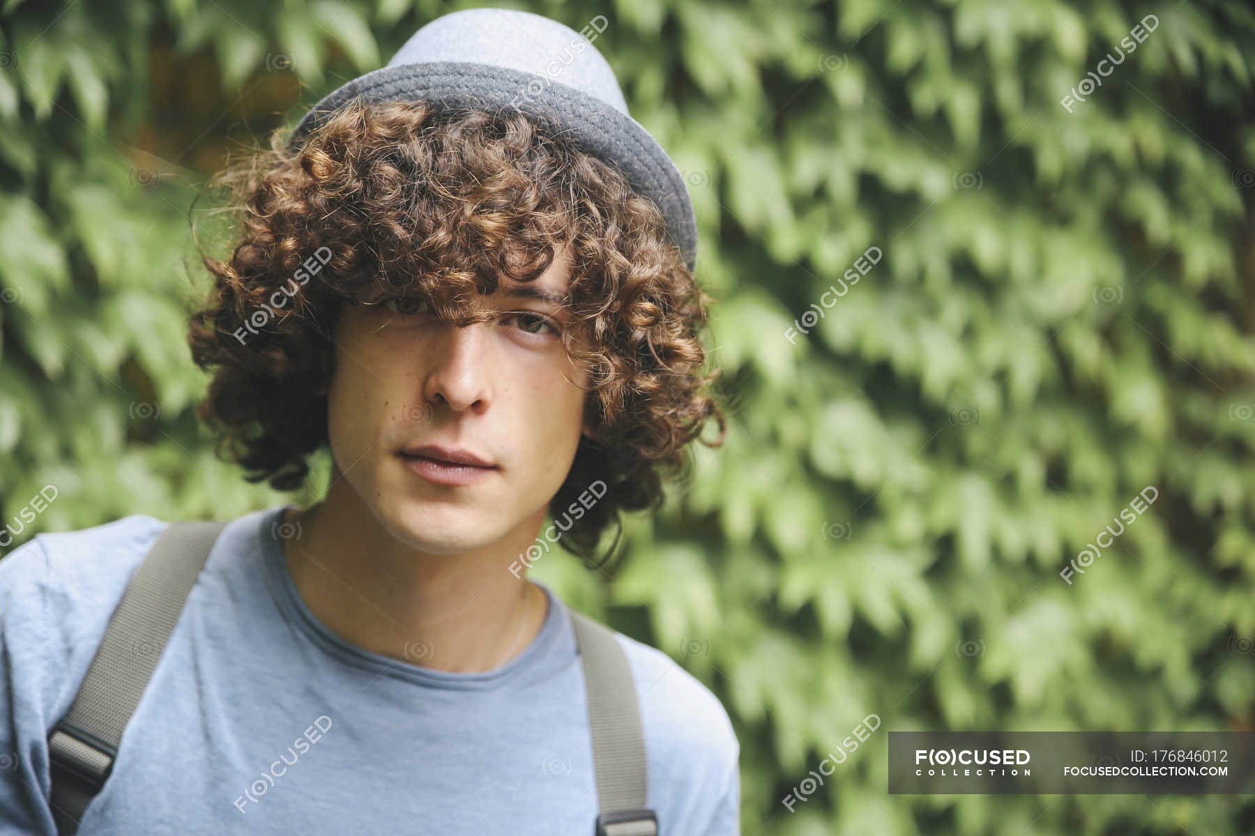 curly hair hat men