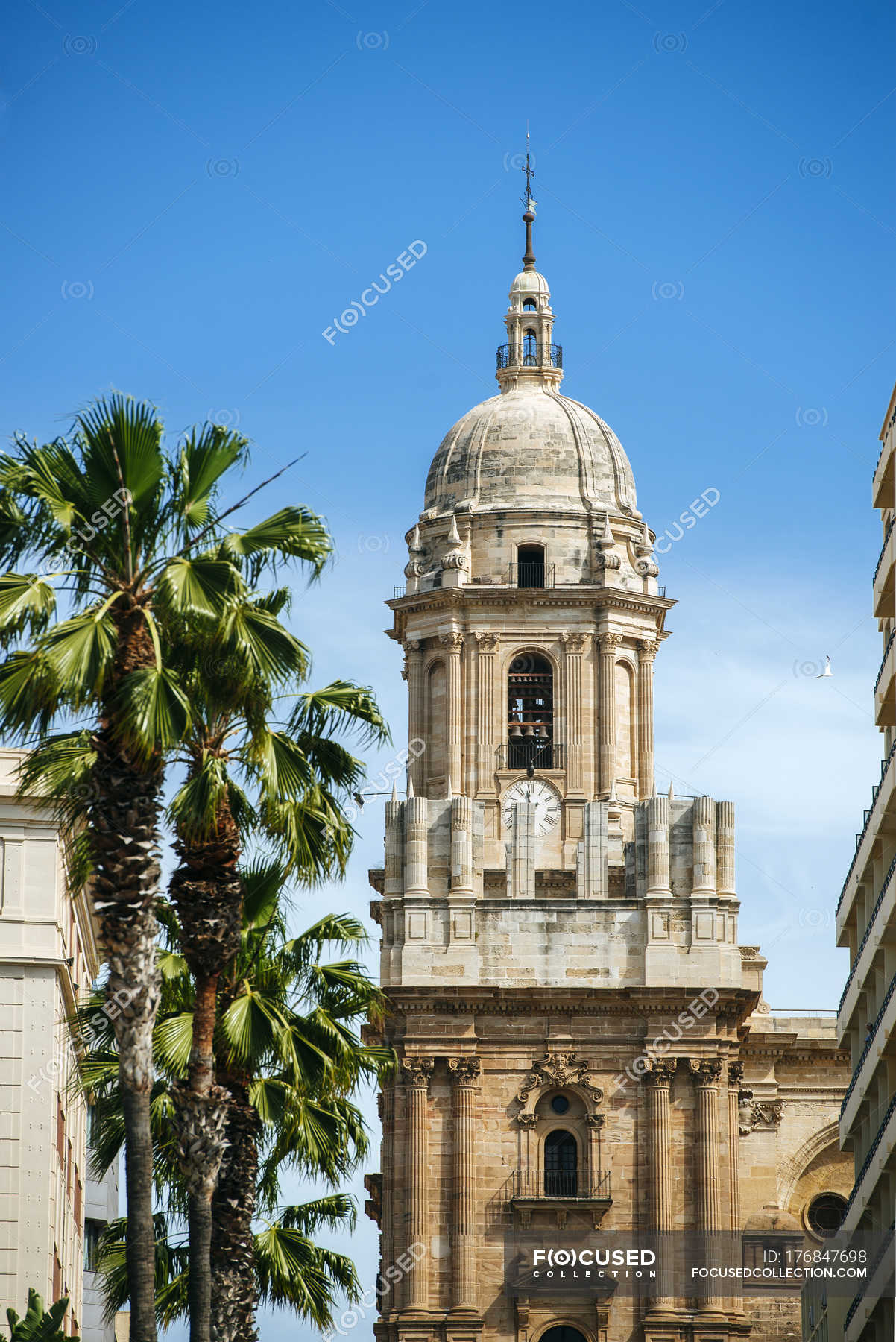 Cattedrale di malaga Foto stock, immagini royalty free Focused