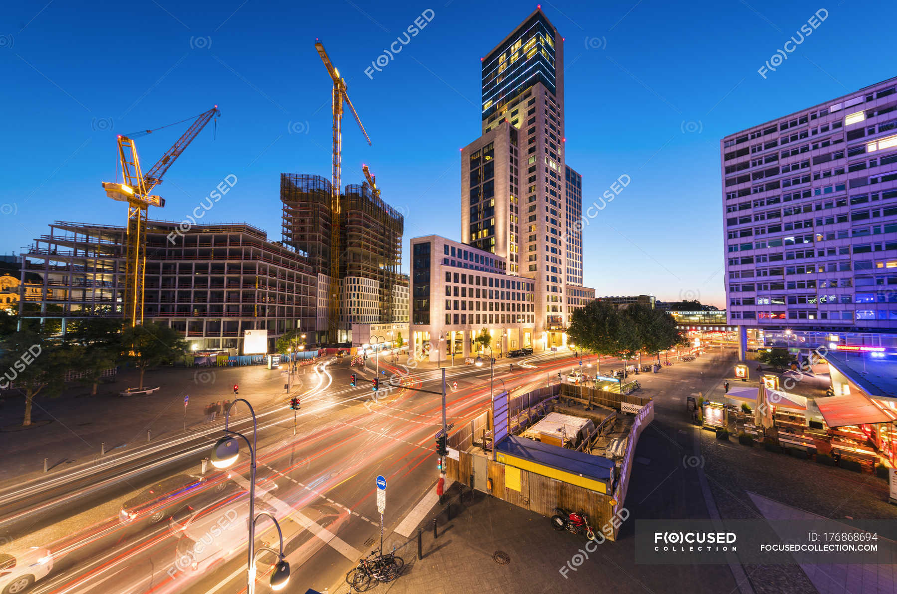 Germany Berlin Construction Site At Subway Entrance Zoologischer Garten Tourism Built Structures Stock Photo 176868694