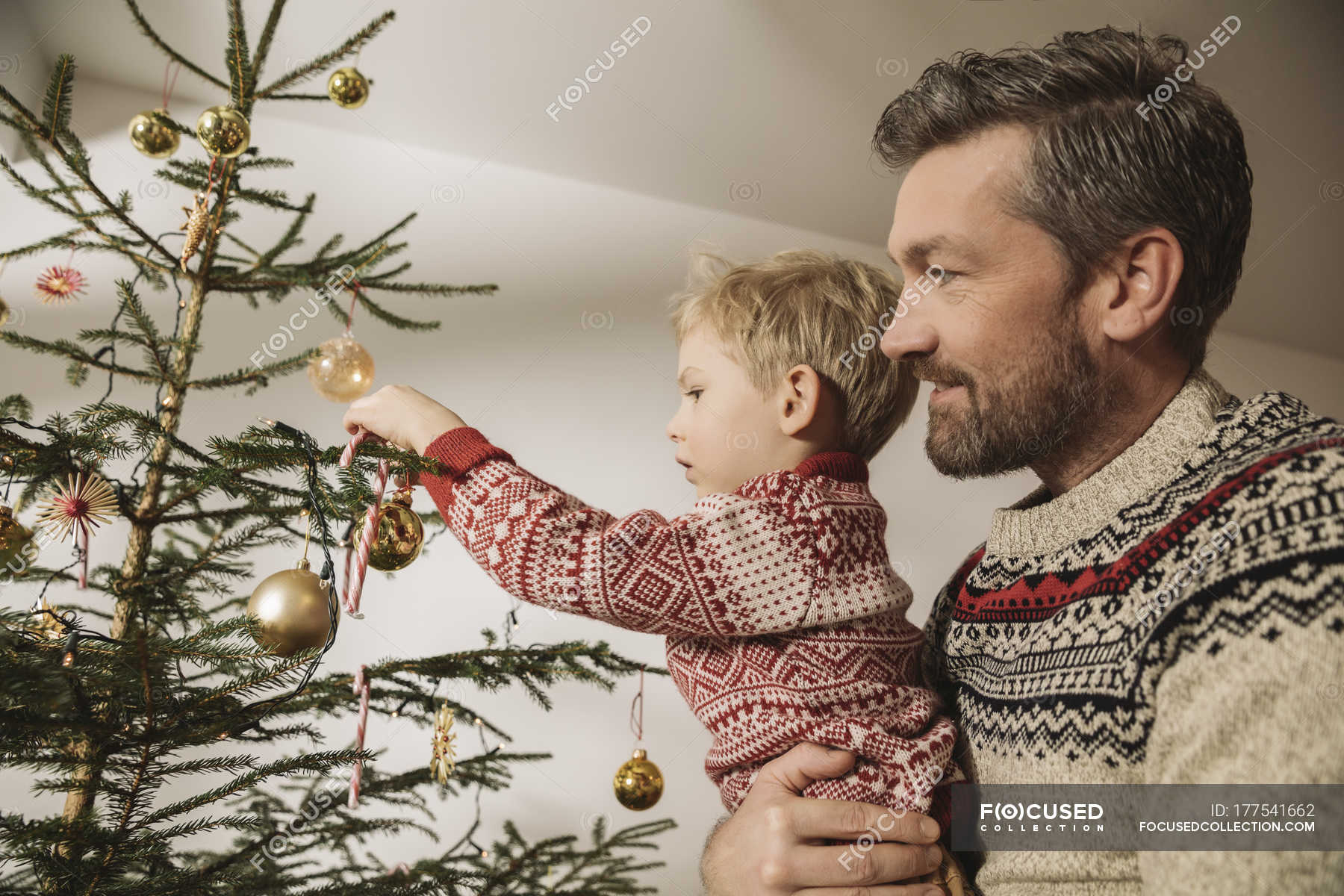 father son christmas ornaments