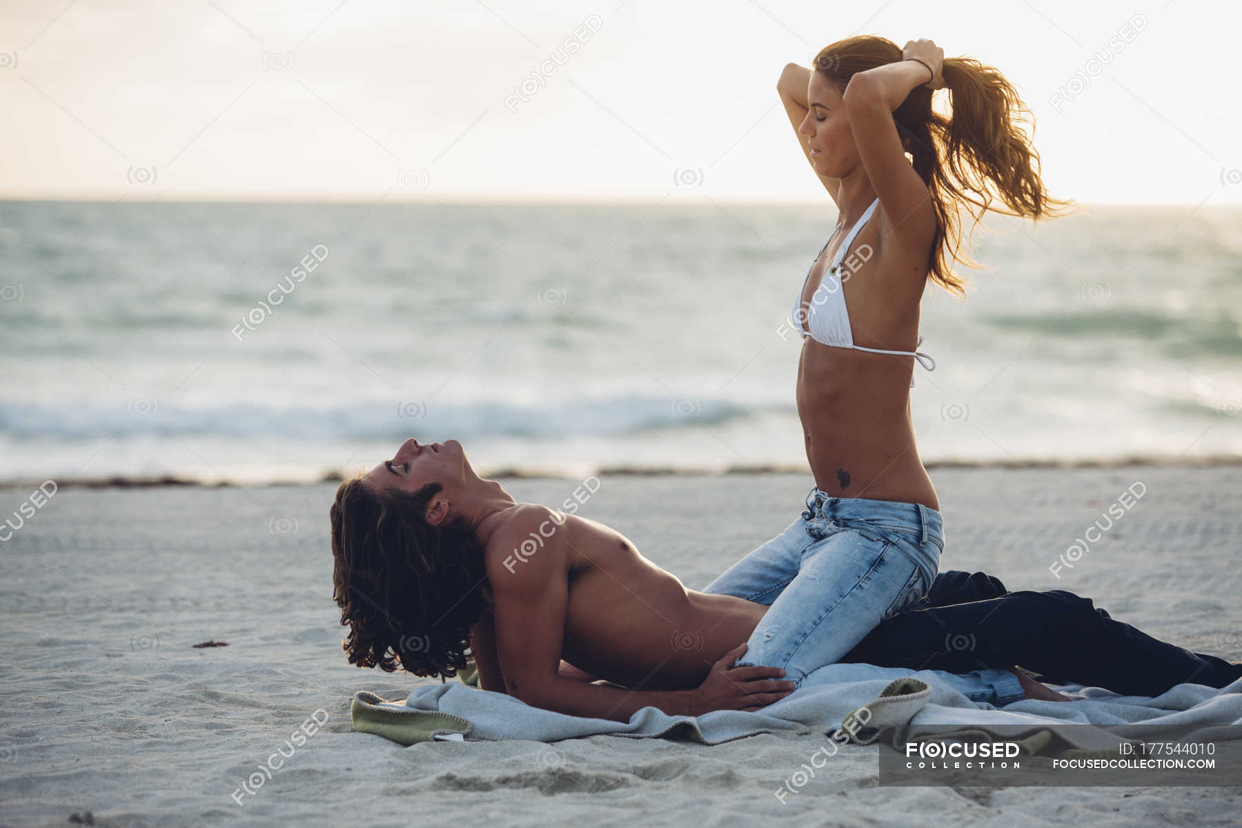Beach couples