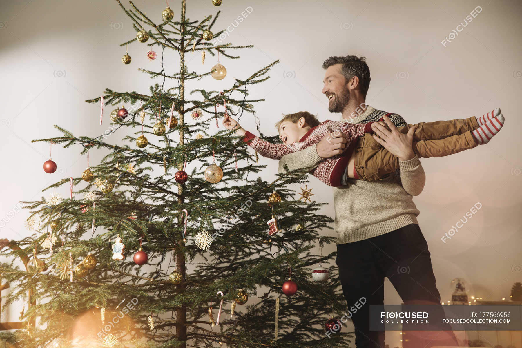 father son christmas ornaments