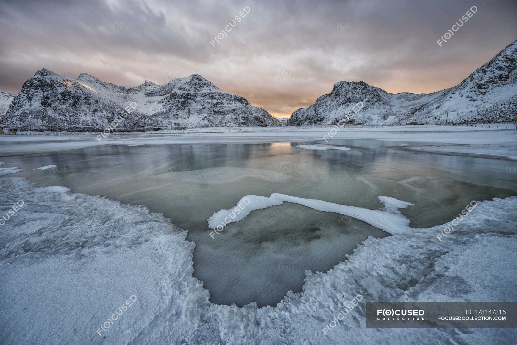 frozen pond