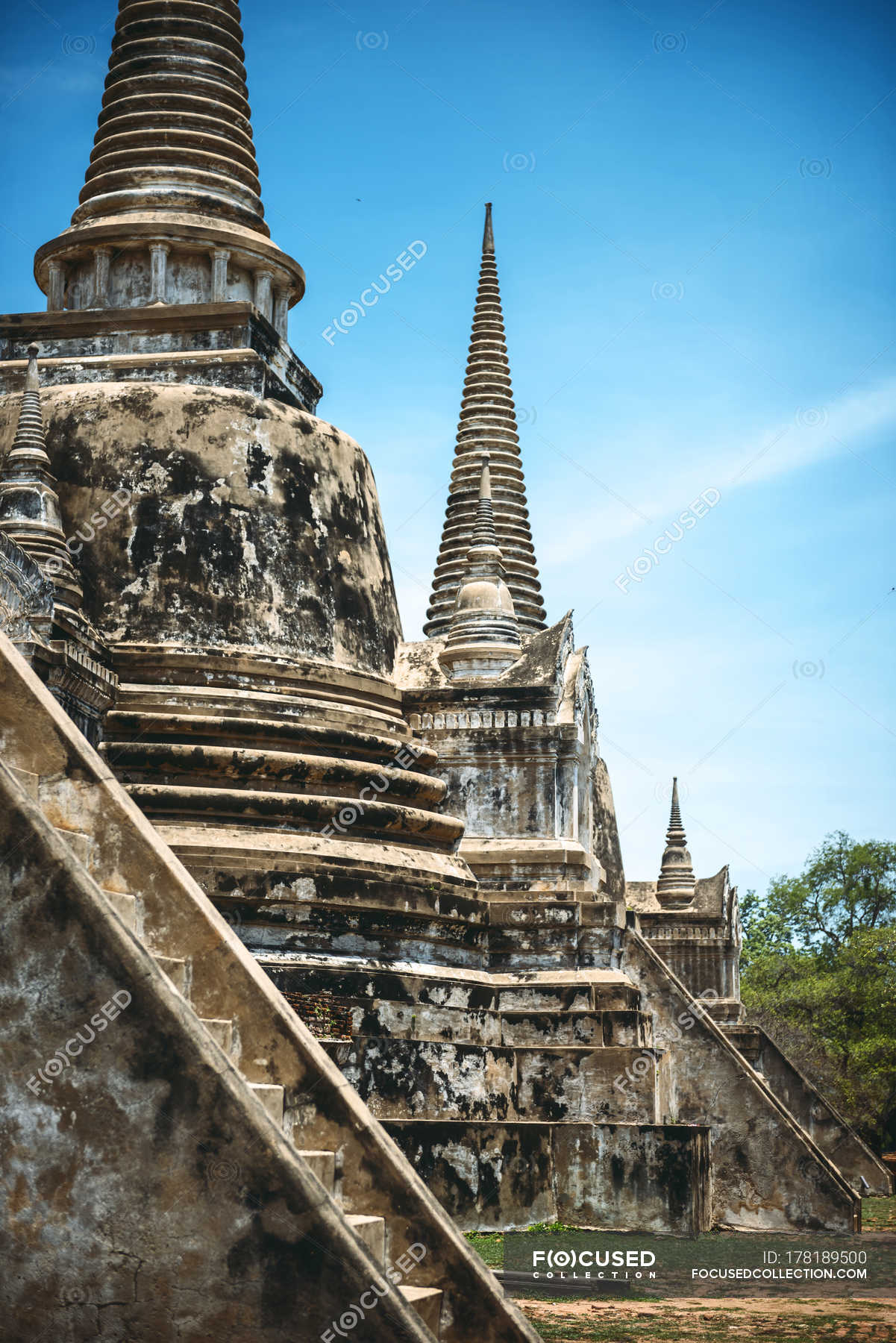 Phra Nakhon Si Ayutthaya, Wat Si Sanphet — Built Structure, phra nakhon district - Stock Photo #178189500