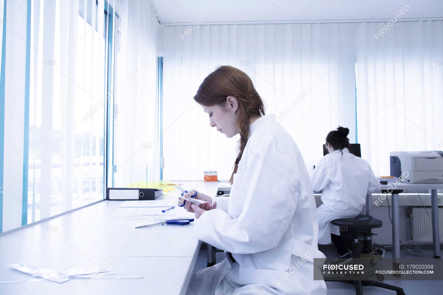 laboratory-assistants-working-in-clinical-laboratory-brown-hair