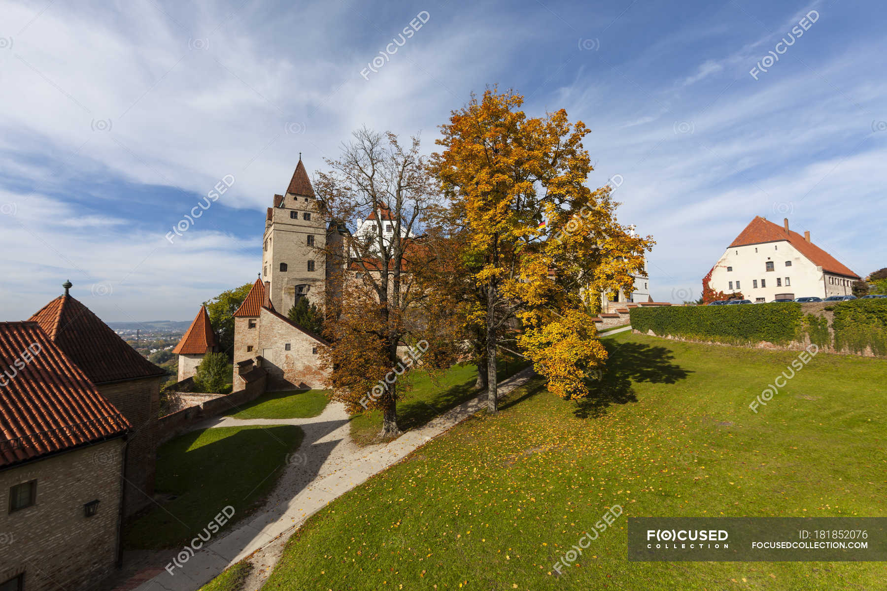 Germany Bavaria Landshut Trausnitz Castle Landmark Travel Stock Photo 181852076