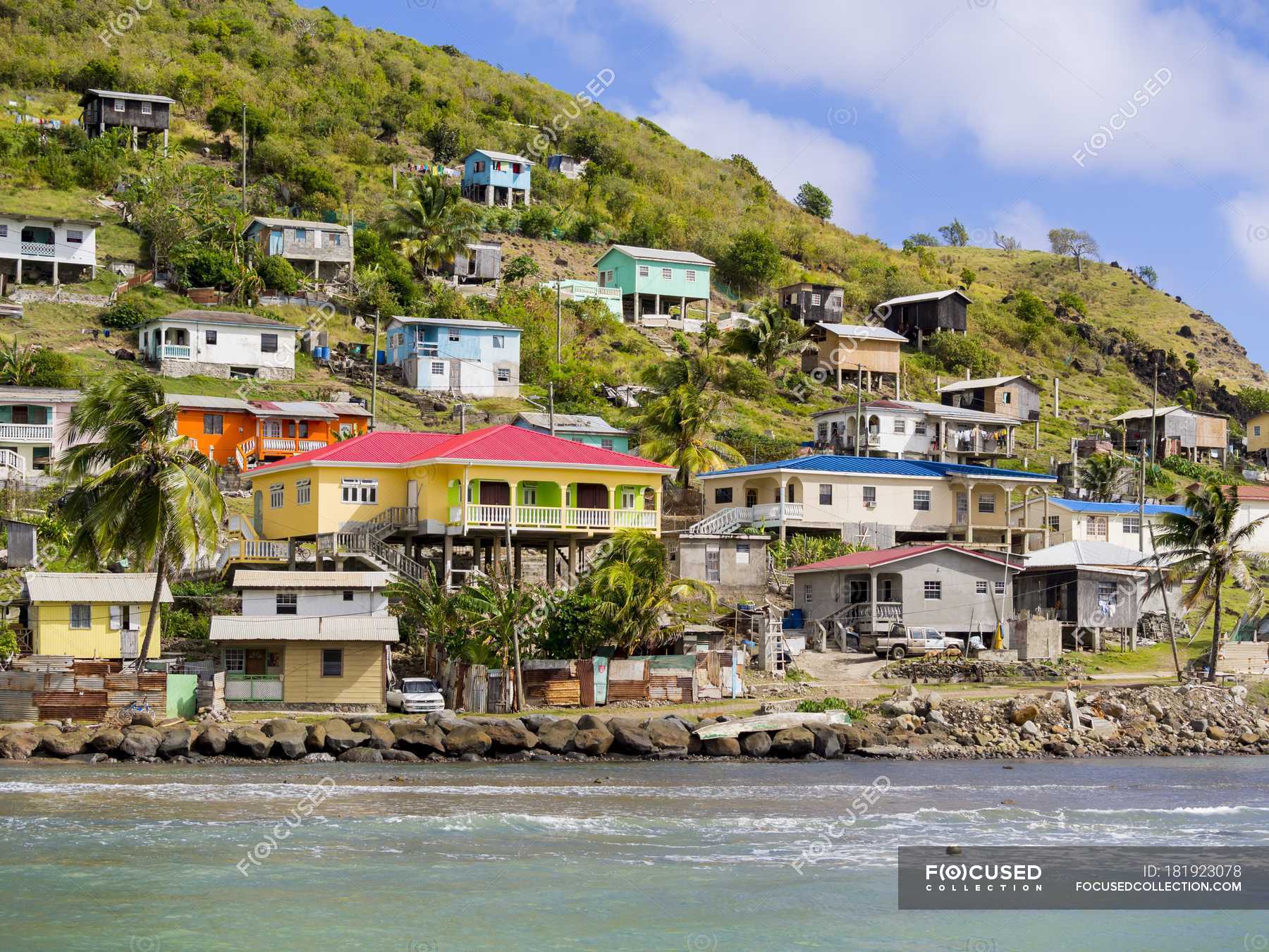 Caribbean, Lesser Antilles, Saint Lucia, Dennery, Dennery Bay