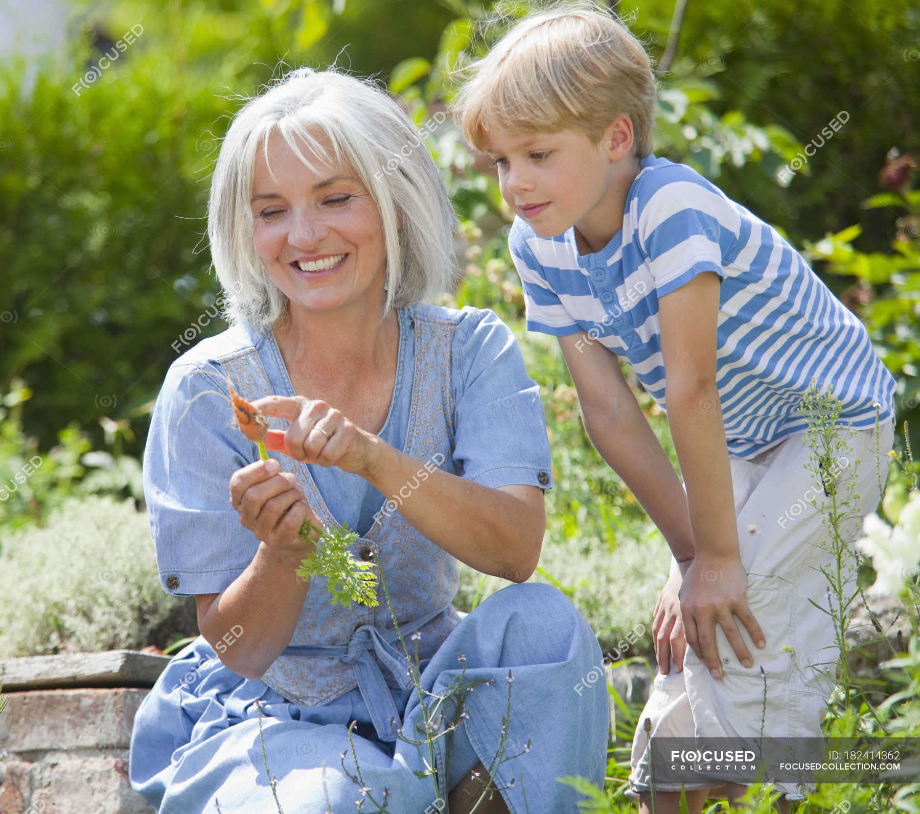 Mature Woman With Boy