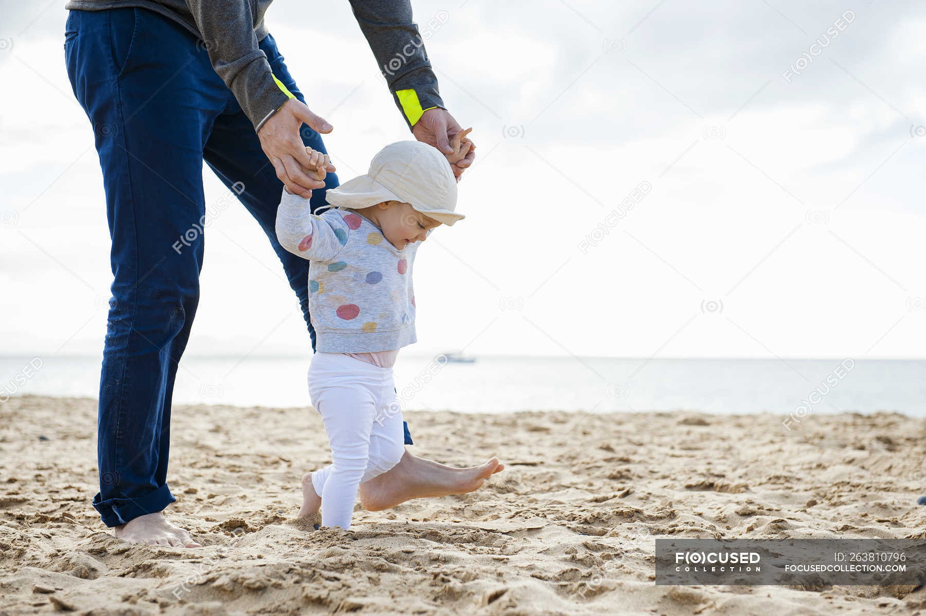 baby girl walking