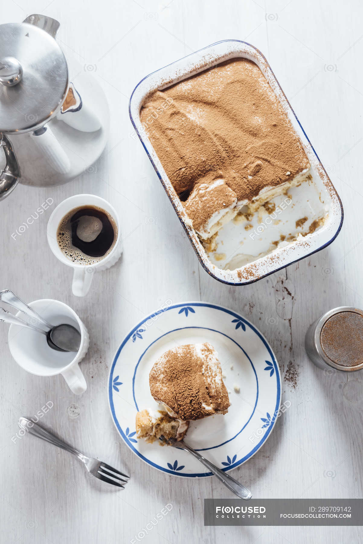 Tiramisu with coconut and cashew cream, homemade vegan ladyfingers ...