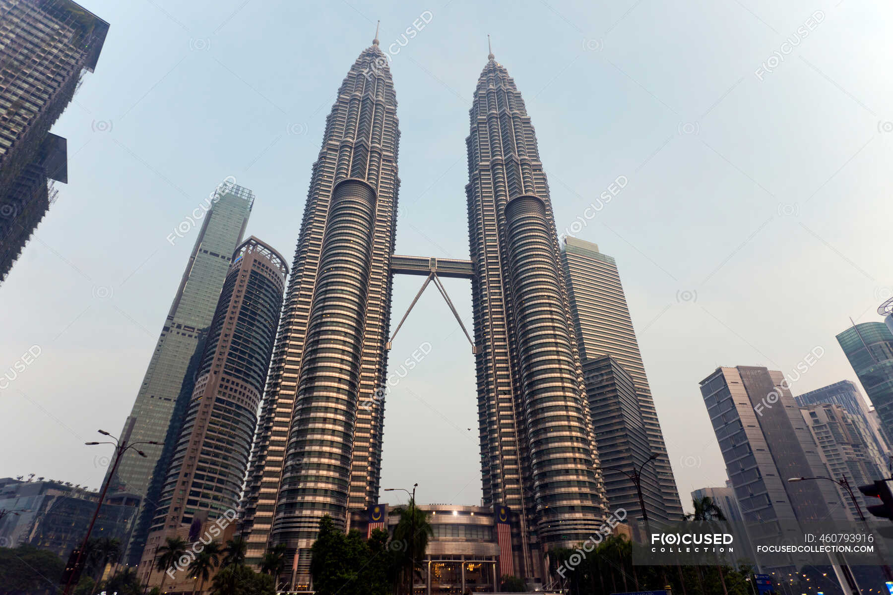 Malasia, Kuala Lumpur, Torres Petronas — Cielo, Edificio ...